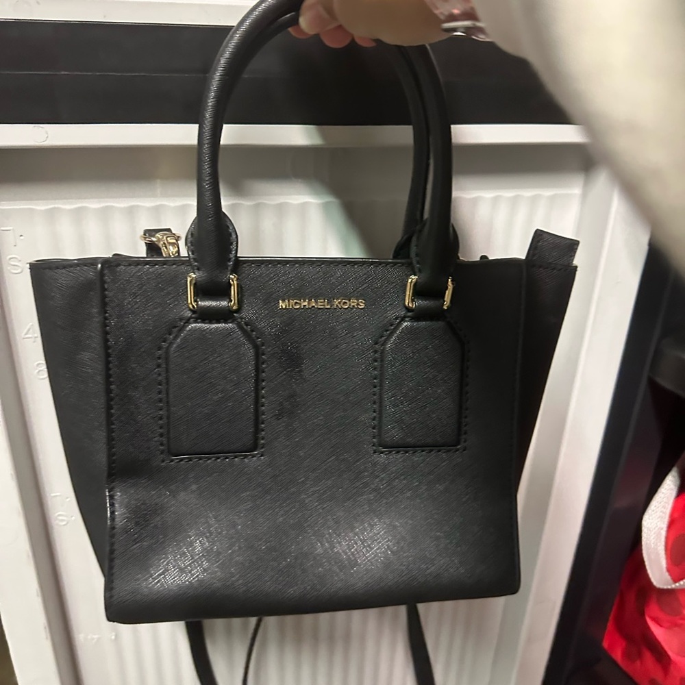 Michael Kors Black Satchel Bag
